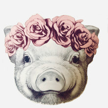 Carica l&#39;immagine nel visualizzatore di Gallery, Flower Pig Naturalmente Carnivora bianco Donna