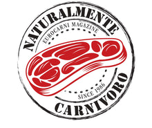 Carica l&#39;immagine nel visualizzatore di Gallery, T-shirt Naturalmente Carnivoro new logo White