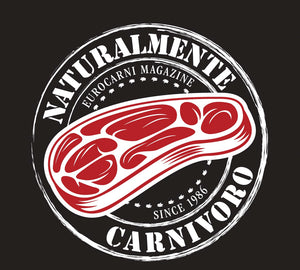 T-shirt Naturalmente Carnivoro new logo Black